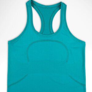 Lululemon, Swiftly Tech Racerback Tank Top 2.0 Hip Length (Teal, Size 2)